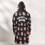 Property Of Custom Funny Face Gift For Him Gift For Her - Personalized Photo Hooded Robe