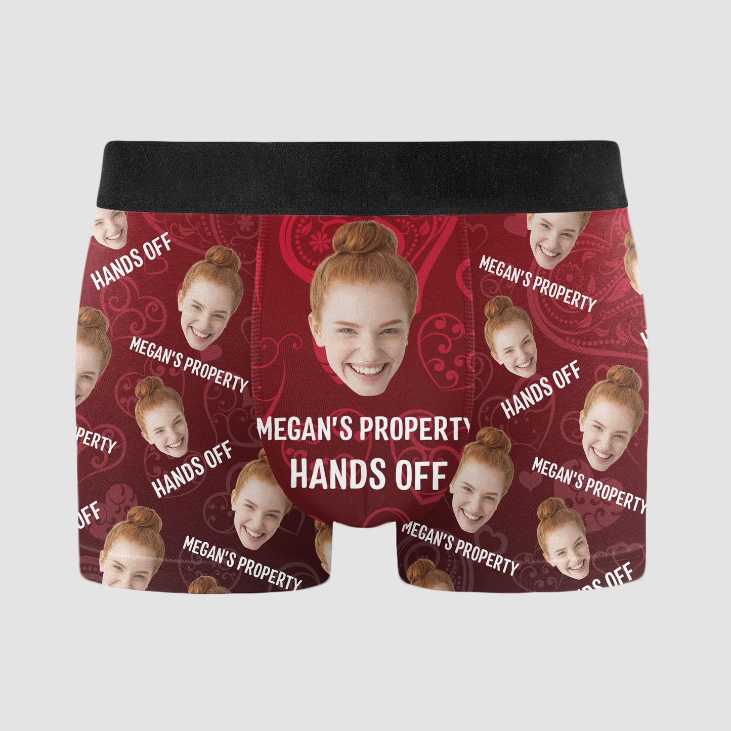 Personalized Property Of Men's Boxer Briefs