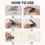Property Of - Personalized Book Embosser Stamp