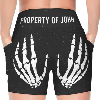 Property Of - Personalized Women's Workout Shorts