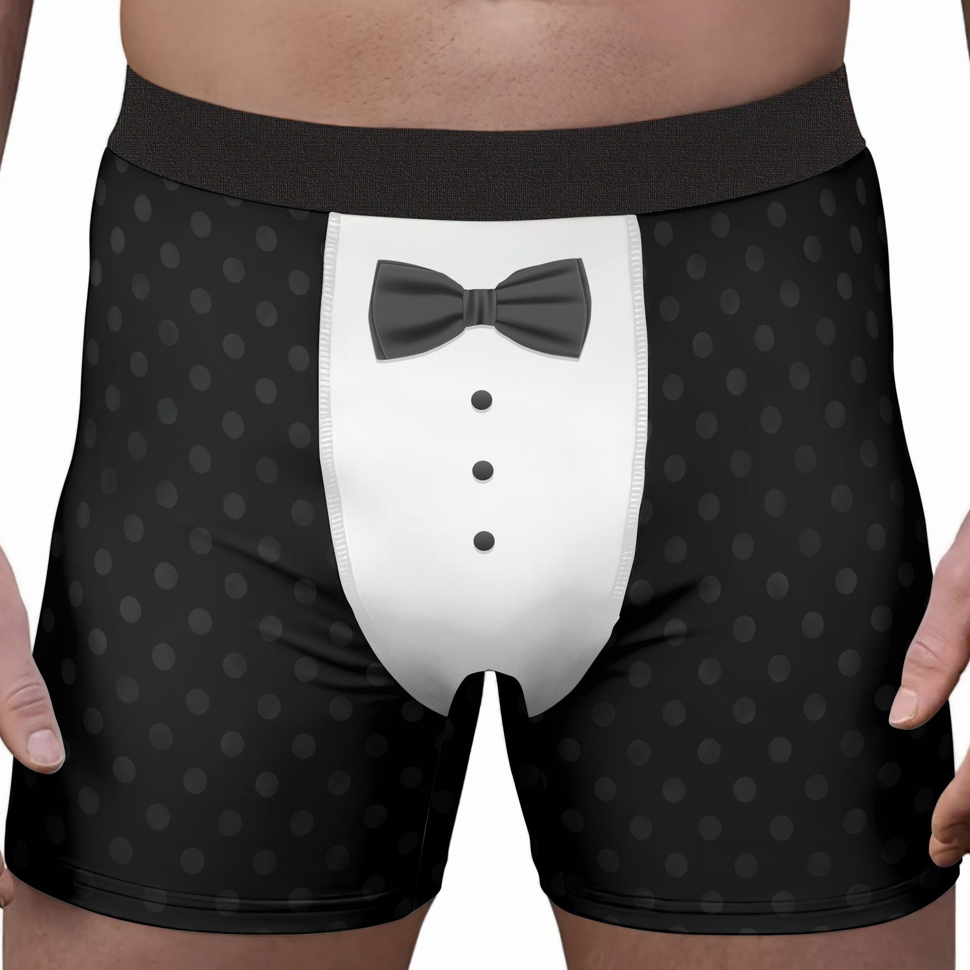 Property Of The Bride - Personalized Photo Men's Boxer Briefs