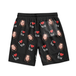 Property Of Wife - Personalized Photo Men's Beach Shorts