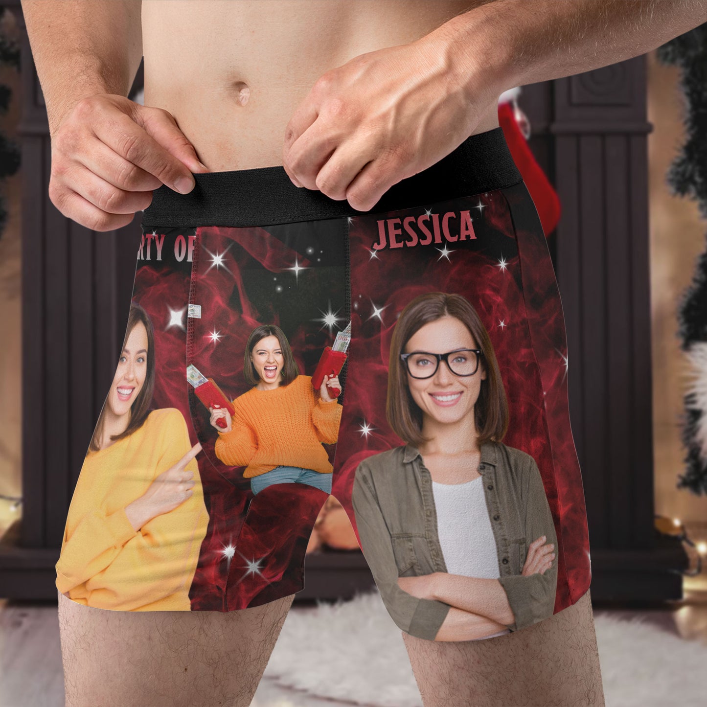 Property Of Wife - Personalized Photo Men's Boxer Briefs