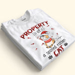 Property Of A Spoiled Rotten Cat - Personalized Shirt