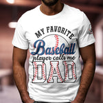 Proud Dad Favorite Player Baseball Softball Football Basketball - Personalized Shirt