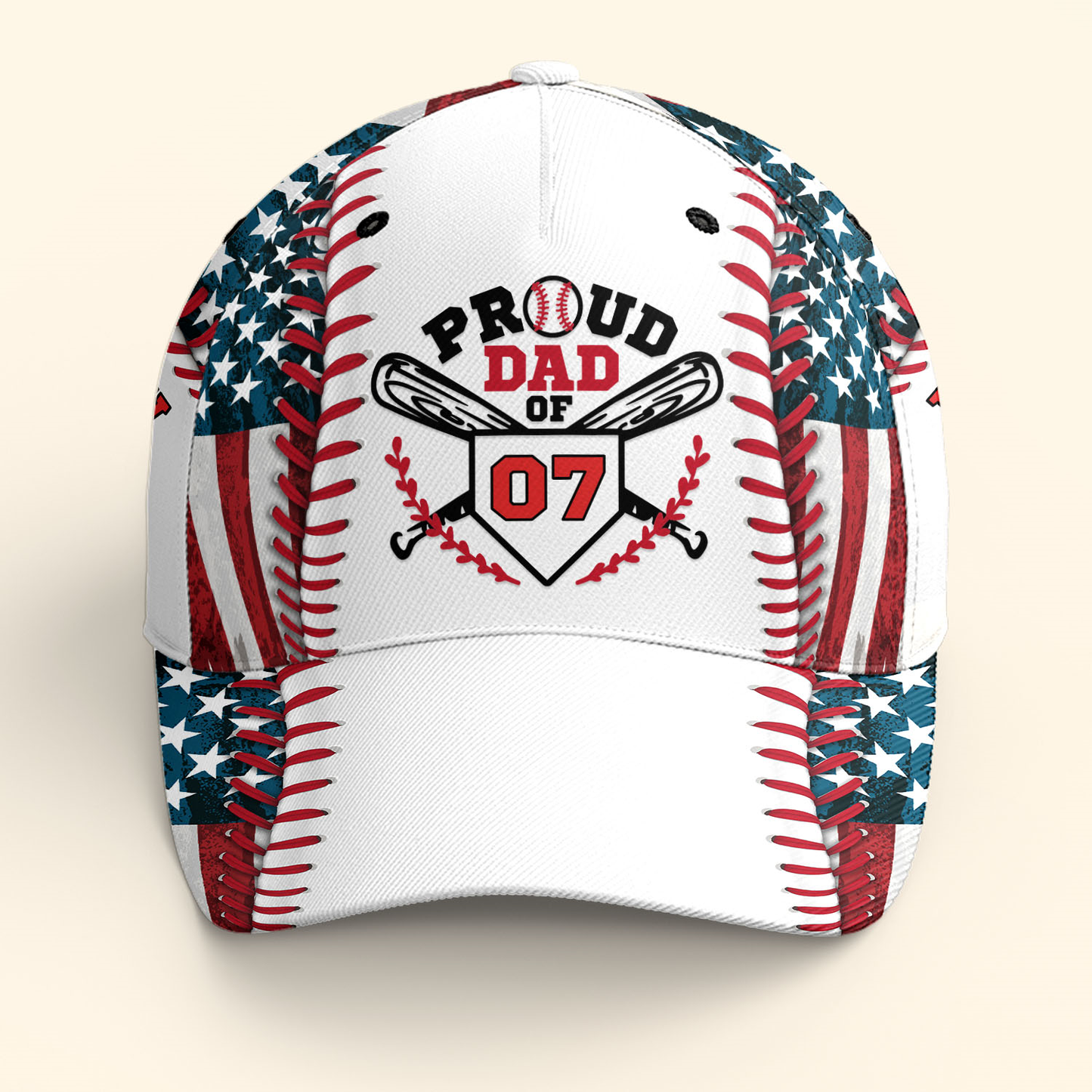 Proud Dad Of A Baseball Player - Personalized Classic Cap