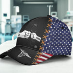 Proud Dad Of Nurse Gift For Dad - Personalized Classic Cap