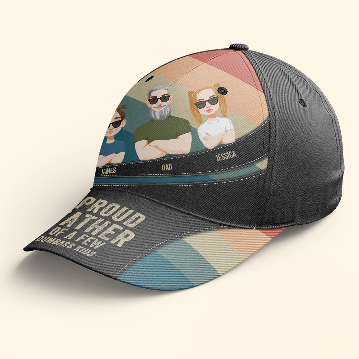 Proud Father Father's Day Gift - Personalized Classic Cap