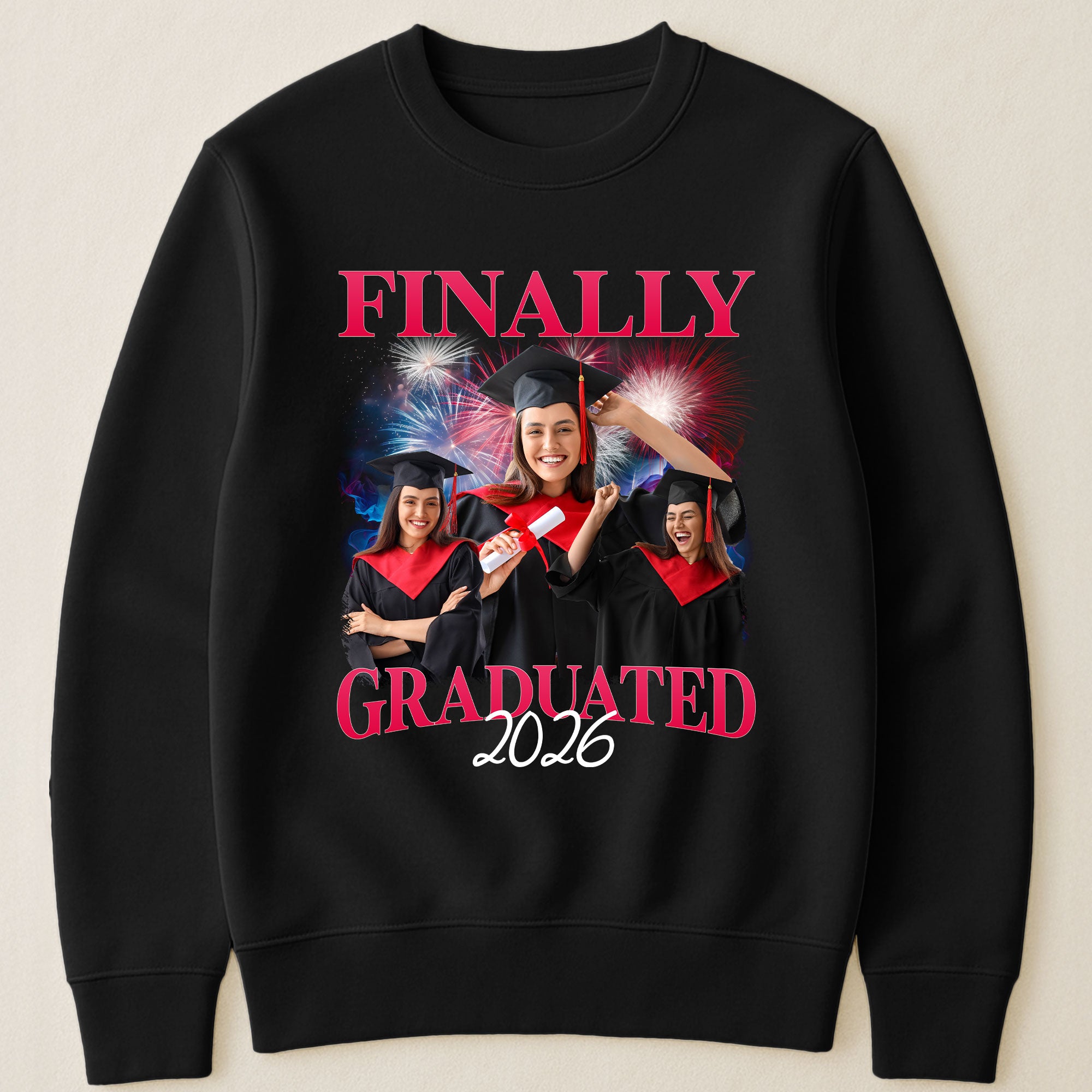 Finally I Graduated - Personalized Photo Shirt