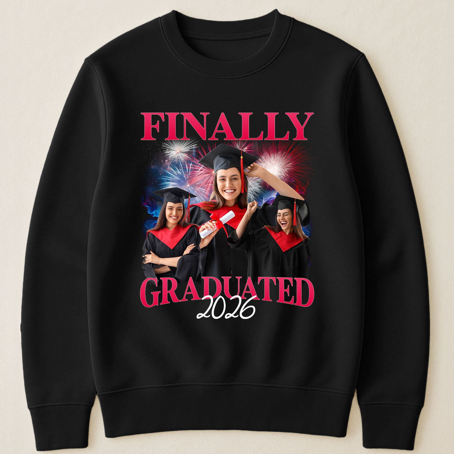 Finally I Graduated - Personalized Photo Shirt