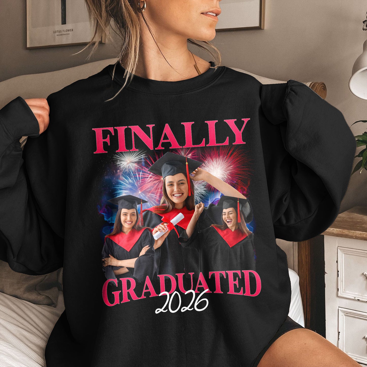 Finally I Graduated - Personalized Photo Shirt
