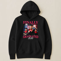 Finally I Graduated - Personalized Photo Shirt