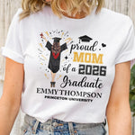 Proud Mom Dad Family Of A Graduate - Personalized Shirt