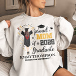 Proud Mom Dad Family Of A Graduate - Personalized Shirt