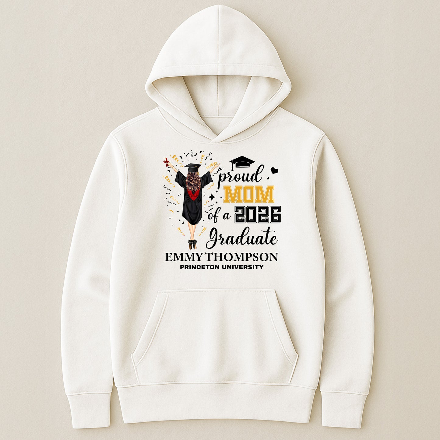 Proud Mom Dad Family Of A Graduate - Personalized Shirt