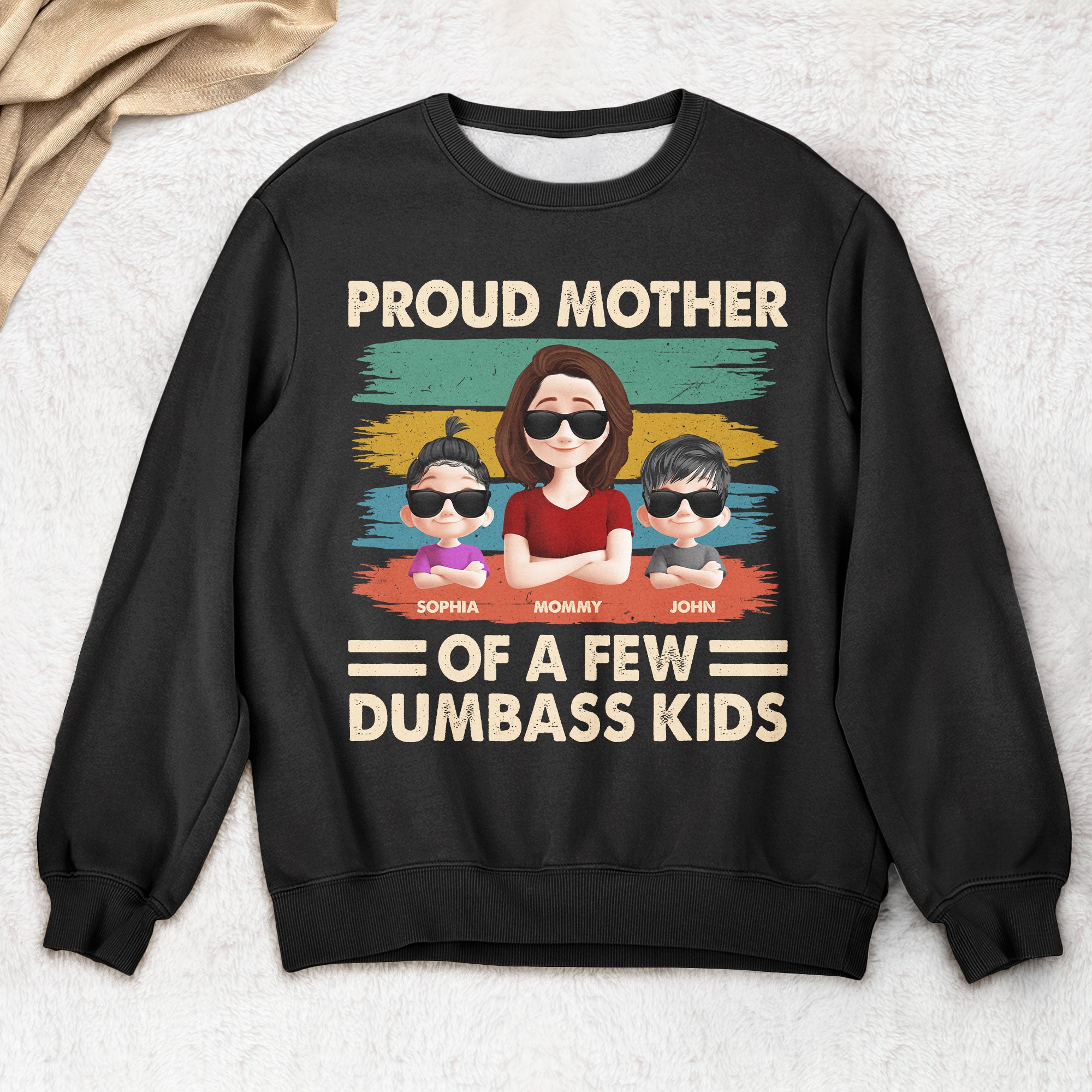 Proud Mother Of A Few Kids - New Version - Personalized Shirt
