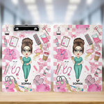 Proud Nurse Gift Custom Scrub Color - Personalized Acrylic Clipboard