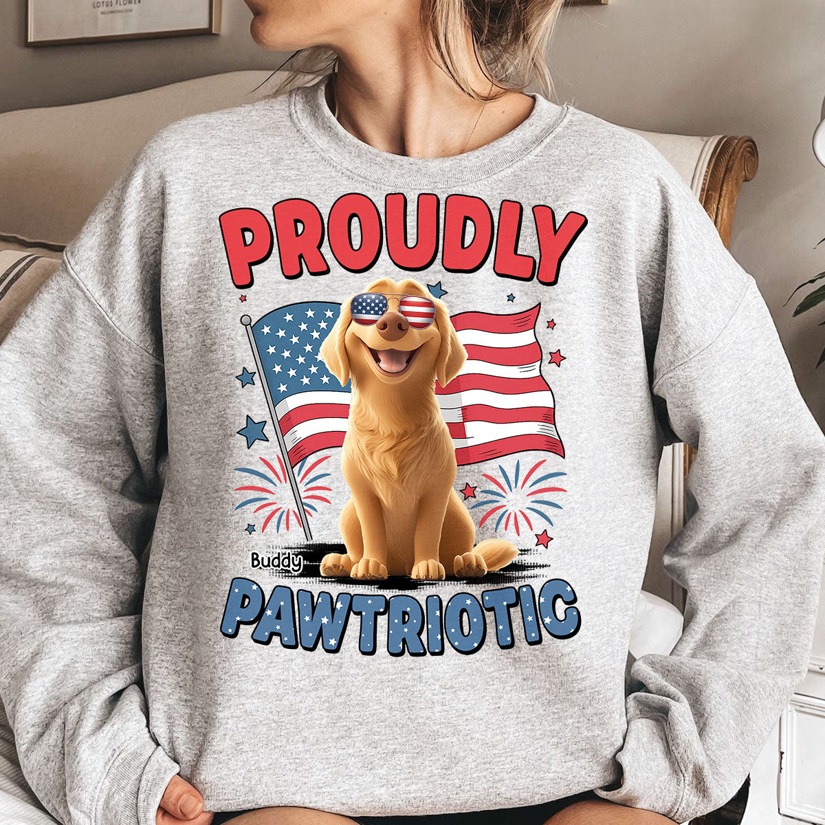 Proudly Pawtriotic - Personalized Shirt