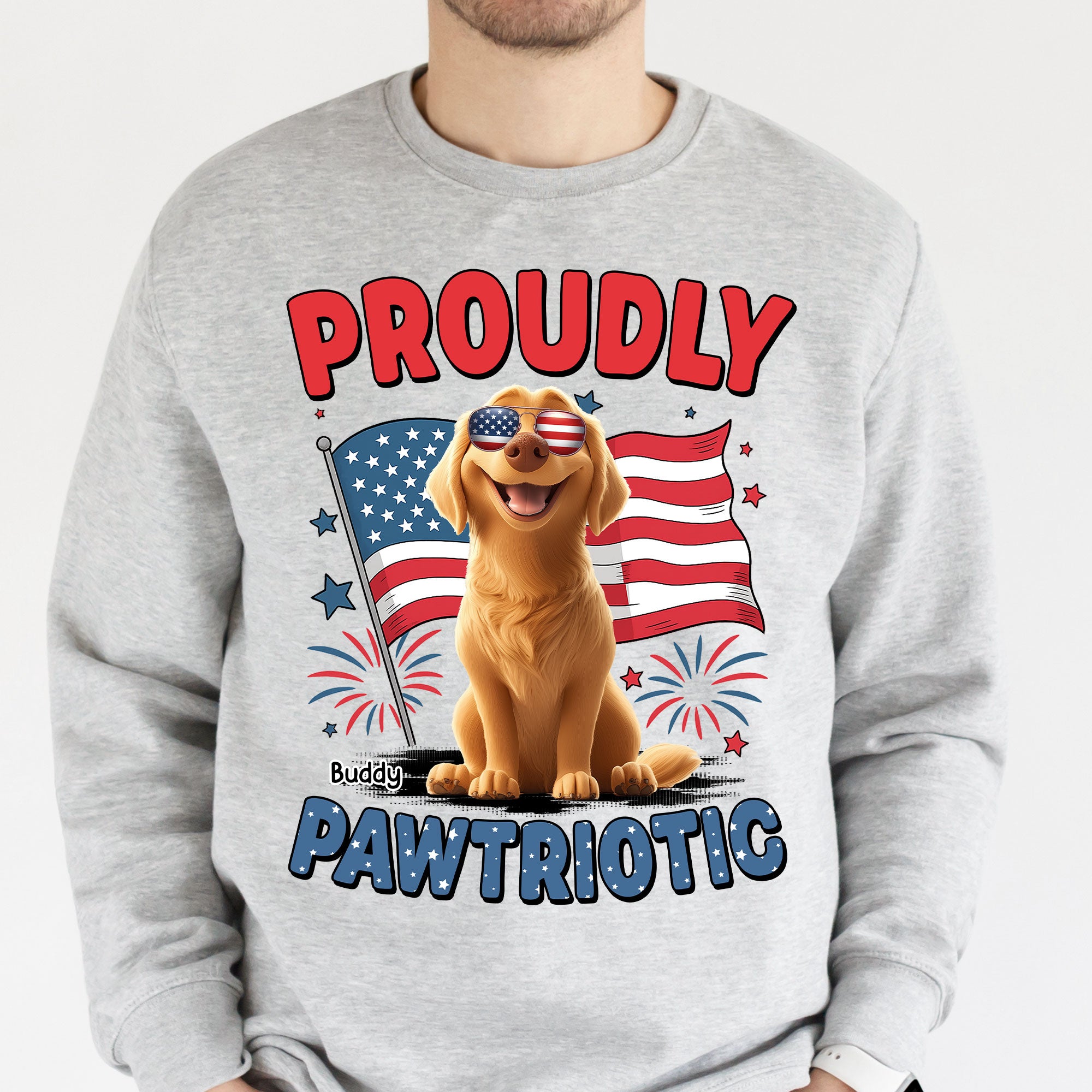 Proudly Pawtriotic - Personalized Shirt