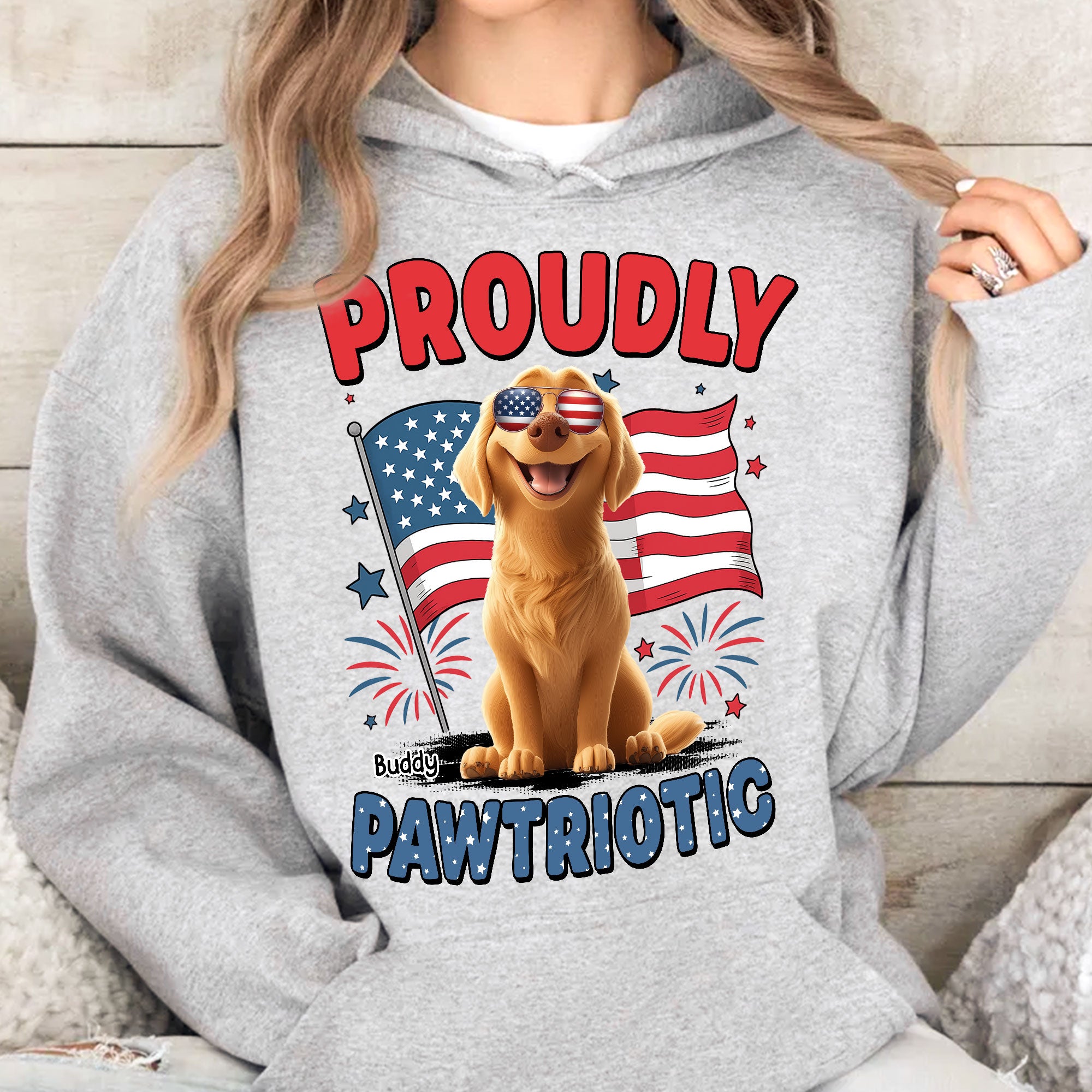 Proudly Pawtriotic - Personalized Shirt