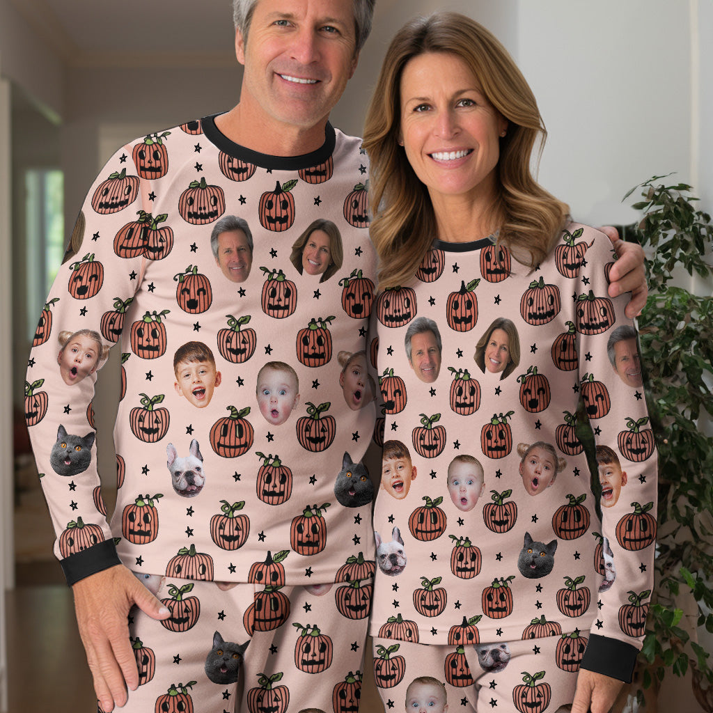 Pumpkin Halloween - Personalized Photo Pajamas