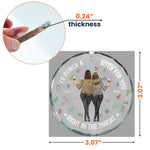 Punch Bitch Besties - Personalized Glass Ornament