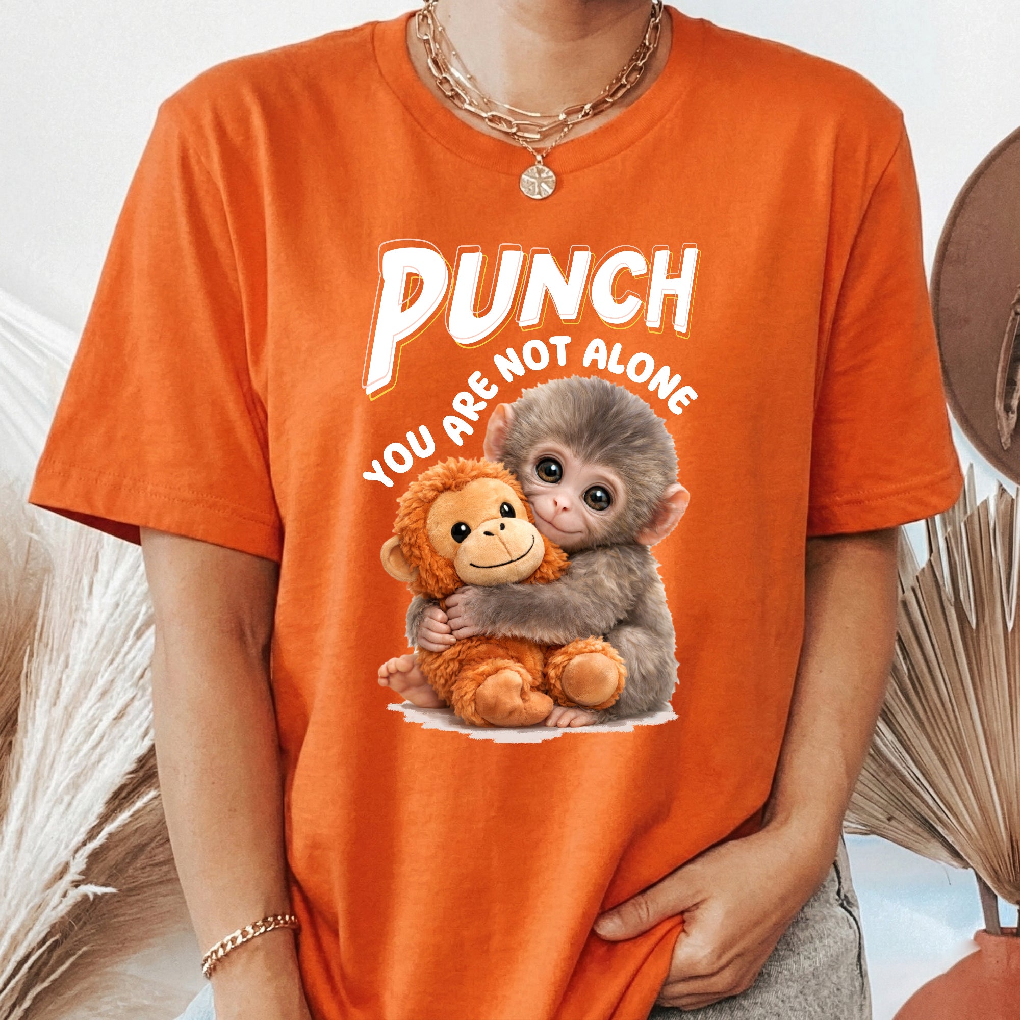 Punch-You-Are-Not-Alone-Team-Punch,-Punch-Support,-Animal-Lovers-Shirt-2