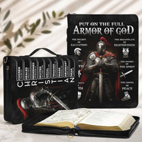 Put On The Full Armor Of God And God Says I Am - Personalized Bible Cover