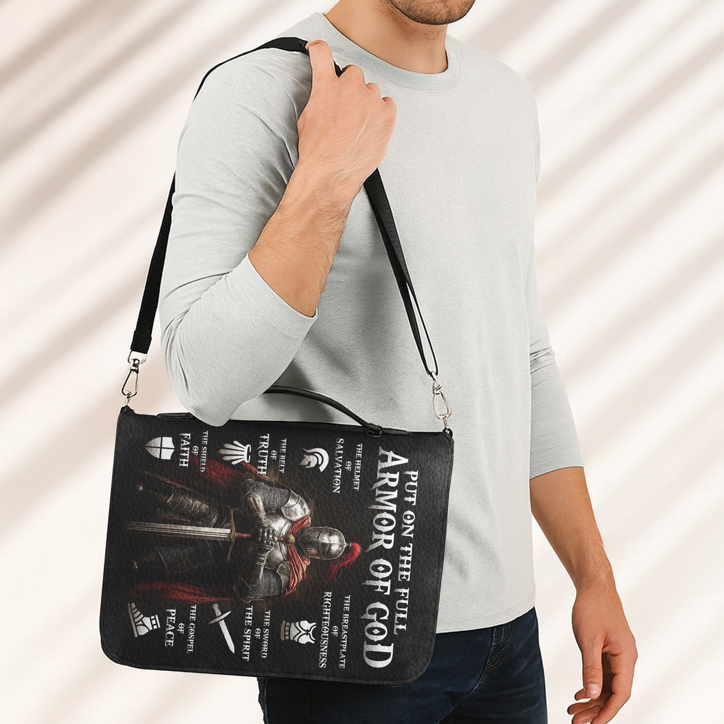 Put On The Full Armor Of God And God Says I Am - Personalized Bible Cover