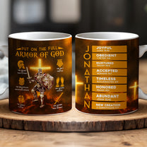 Put On The Full Armor Of God - Personalized Mug