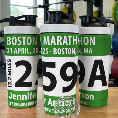 Race Bib For Runner - Personalized Protein Shaker
