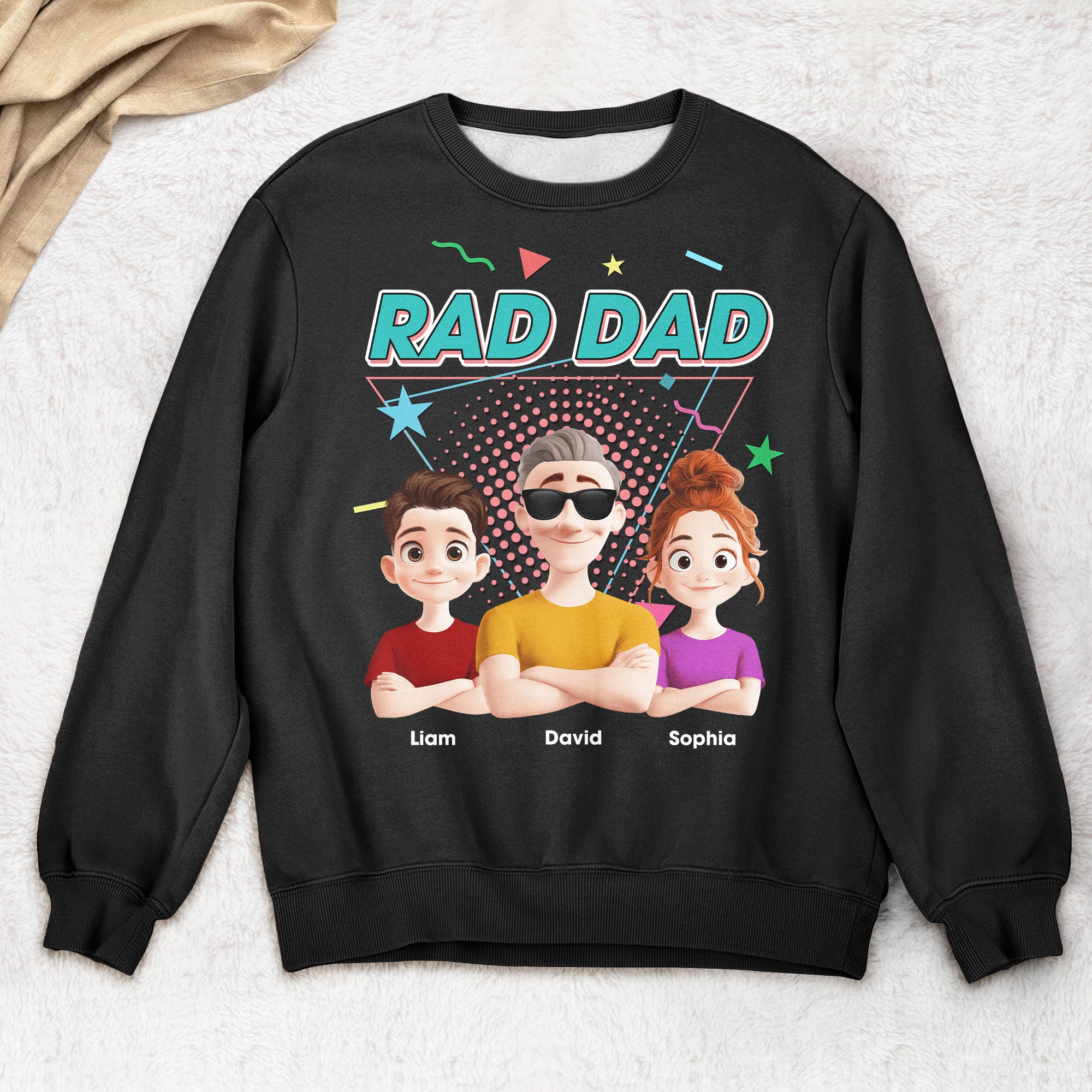 Rad Dad - Funny Cool Dad Gifts - Personalized Shirt