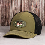 Rad Dad, Boy Dad, Girl Dad - Personalized Leather Patch Hat
