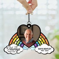 Rainbow Bridge - Personalized Window Hanging Suncatcher Photo Ornament