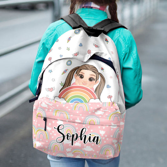 Rainbow Kids - Personalized Backpack