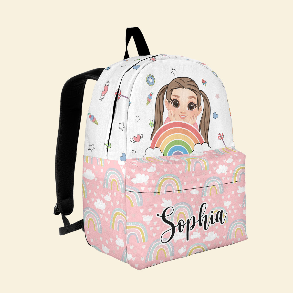 Rainbow Kids - Personalized Kid Backpack