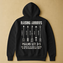 Raising-Arrows-Christian-Father'S-Day-Gift-For-Dad,-Husband-With-Kids'-Names-Personalized-Shirt-6