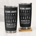 Raising-Arrows-Christian-Father'S-Day-Gift-For-Dad,-Husband-With-Kids'-Names-Personalized-Tumbler-3