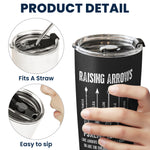 Raising-Arrows-Christian-Father'S-Day-Gift-For-Dad,-Husband-With-Kids'-Names-Personalized-Tumbler-4