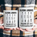 Raising-Arrows-Christian-Father's-Day-Gift-For-Dad,-Husband-With-Kids'-Names-White-Ver-Personalized-Mug-5