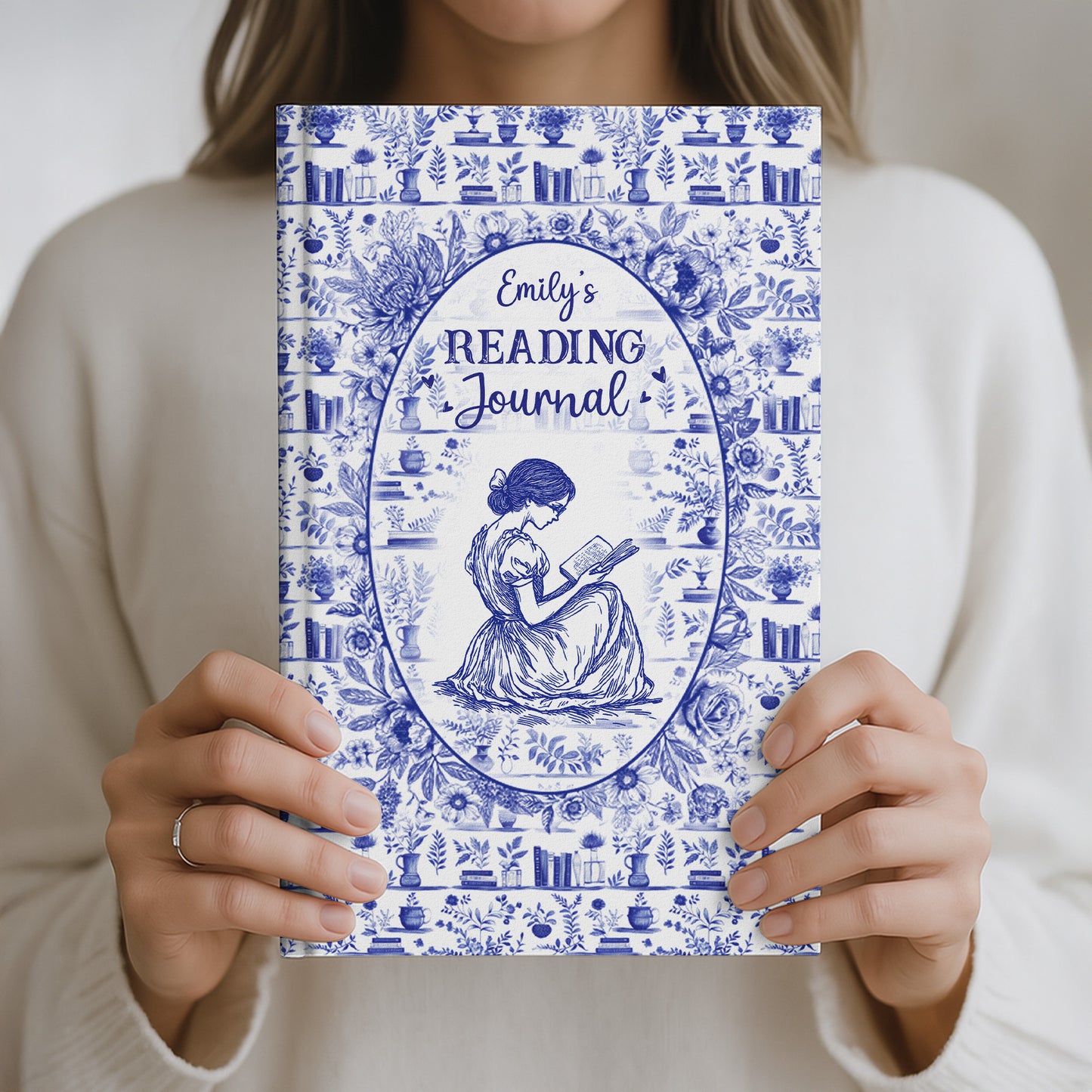 Reading Journal - Personalized Hardcover Journal