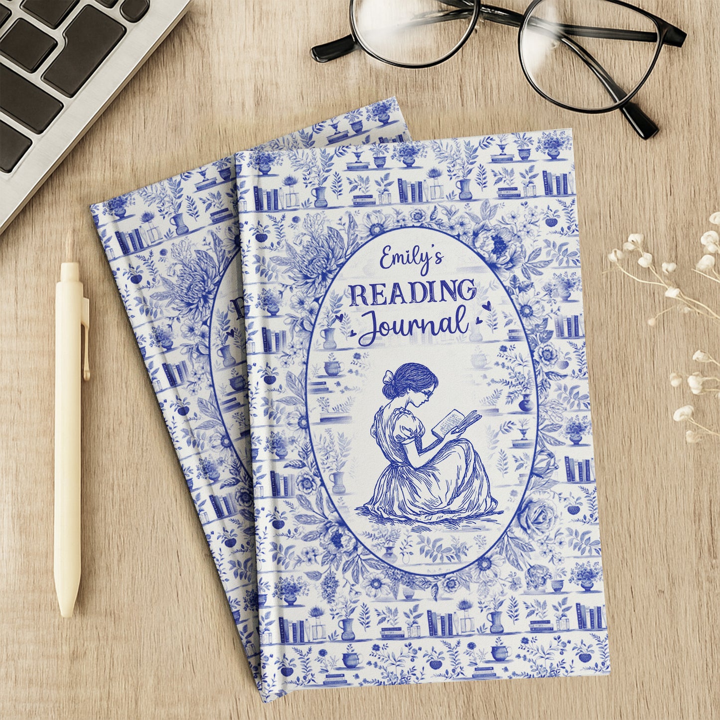 Reading Journal - Personalized Hardcover Journal