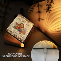 Reading Lamp Just A Girl Who Loves Books - Personalized Book Lamp