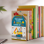 Reading Zone Is Loads Of Fun - Custom Photo Wood Book Ends