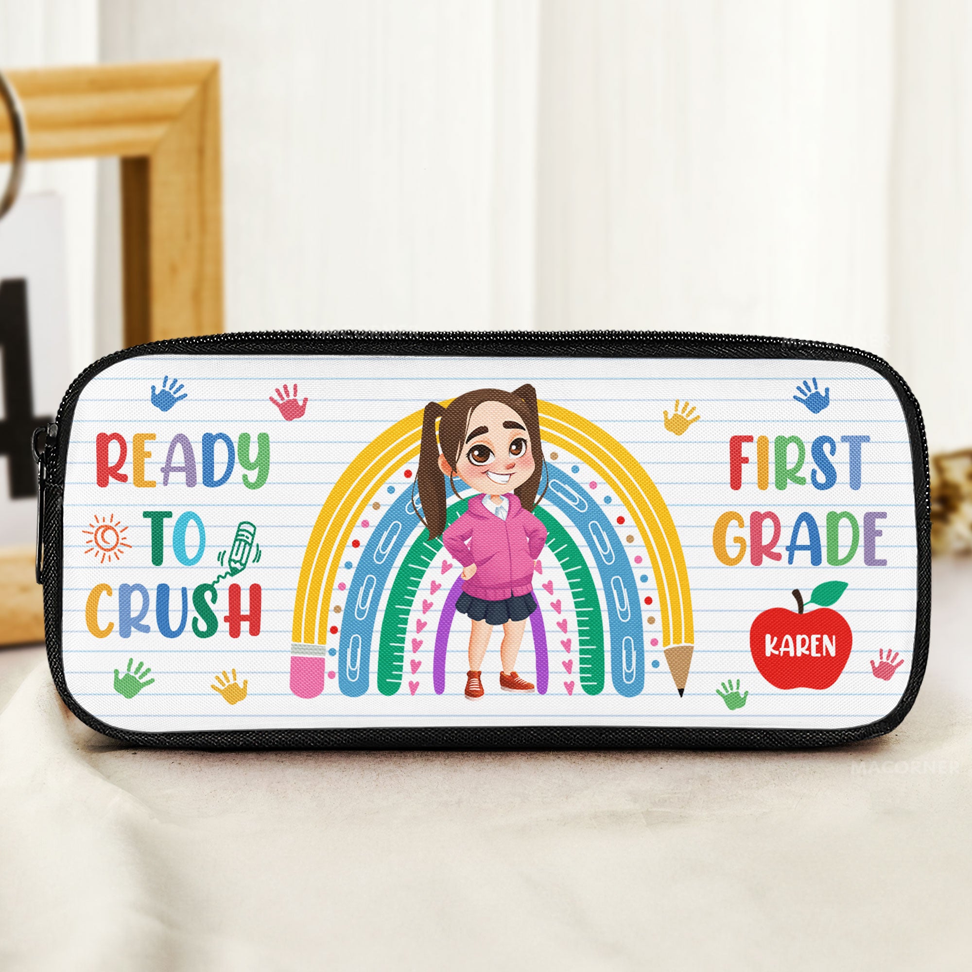 Ready To Crush First Grade Gift For Kids - Personalized Pencil Case