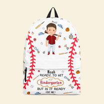 Ready To Hit Kindergarten - Personalized Backpack