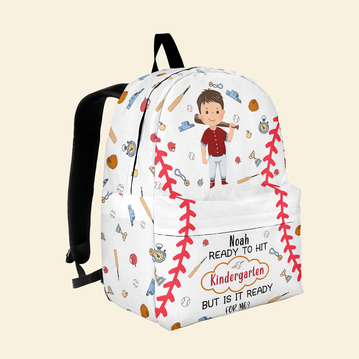 Ready To Hit Kindergarten - Personalized Kid Backpack