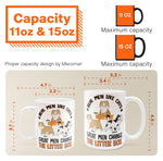 Real Men Like Cats Great Men Change The Litter Box - Personalized Mug