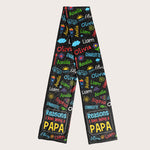 Reasons I Love Being A Papa - Personalized Fleece Scarf