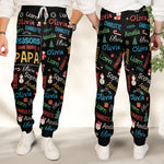 Reasons I Love Being A Papa - Personalized Sweatpants, Lounge Pants With Pockets